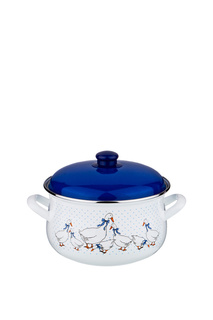 Кастрюля эмалированная 4,8 л Agness