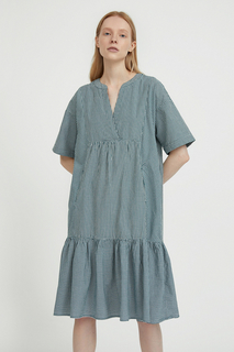 свободное платье в клетку Finn Flare