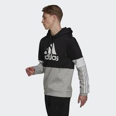 Флисовая худи Essentials Colorblock adidas Sportswear