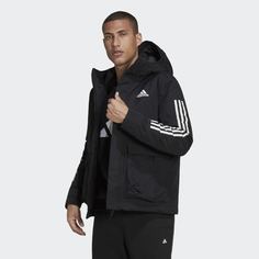 Куртка с капюшоном Utilitas 3-Stripes (Унисекс) adidas Performance