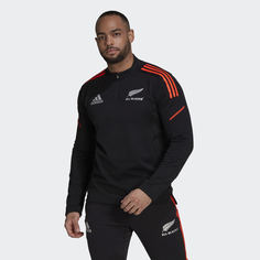 Флисовый джемпер All Blacks Rugby Primegreen 1/4-Zip adidas Performance