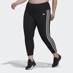 Леггинсы Designed To Move High-Rise 3-Stripes 7/8 (Plus Size) adidas Performance