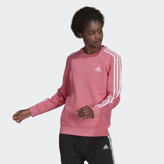 Флисовый джемпер Essentials 3-Stripes adidas Sportswear