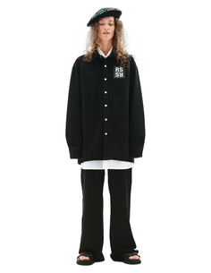 Черная джинсовая рубашка RAF Simons