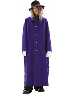 Фиолетовое пальто оверсайз RAF Simons