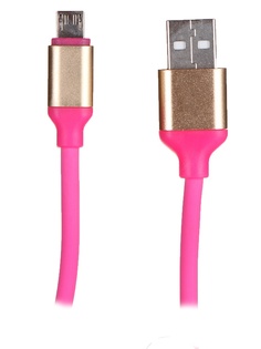 Аксессуар WIIIX USB - MicroUSB 120cm Pink CB120-UMU-10PK