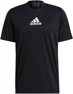 Футболка мужская adidas D2M 3-Stripes, размер 52-54