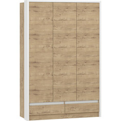 Шкаф комбинированный Сильва НМ 011.50 Virginia белый Скандинавский/дуб бунратти Silva