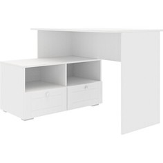 Стол письменный угловой с ящиками Это мебель Бискотти ПМ-332.09 белый