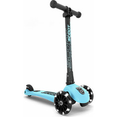 Трехколесный самокат Scoot&Ride Highway Kick 3 LED (голубика)