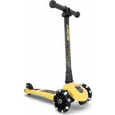 Трехколесный самокат Scoot&Ride Highway Kick 3 LED (лимон)