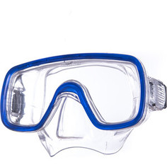Маска для плавания Salvas Domino Jr Mask, арт. CA105C1TBSTH, безопасн.стекло, Silflex, р. Junior, синий