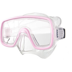 Маска для плавания Salvas Domino Jr Mask, арт. CA105C1TFSTH, безопасн.стекло, Silflex, р. Junior, розов
