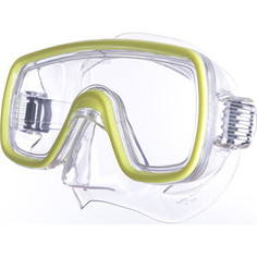 Маска для плавания Salvas Domino Jr Mask, арт. CA105C1TGSTH, безопасн.стекло, Silflex, р. Junior желтый