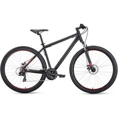 Велосипед Forward APACHE 27,5 2.0 disc (рост 21) 2020, черный мат.