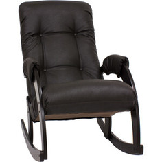 Кресло-качалка Мебелик Консул экокожа Дунди 108 каркас венге