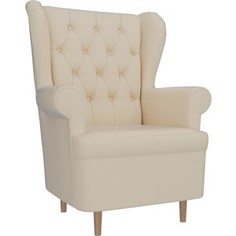 Кресло Арт-Мебель Торин Люкс эко-кожа бежевый