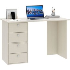 Стол компьютерный Мастер Прайм-41 дуб молочный СТЛ-Прайм-41-ДМ