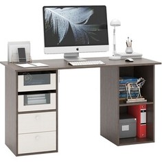 Стол двухтумбовый Мастер Прайм-65 венге/дуб молочный СТЛ-Прайм-65-ВД