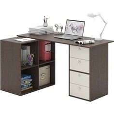 Стол угловой Мастер Прайм-78 венге/дуб молочный СТЛ-Прайм-78-ВД