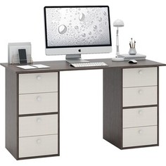 Стол двухтумбовый Мастер Прайм-60 венге/дуб молочный СТЛ-Прайм-60-ВД