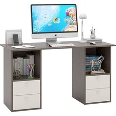 Стол двухтумбовый Мастер Прайм-61 венге/дуб молочный СТЛ-Прайм-61-ВД