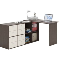 Стол угловой Мастер Прайм-50 венге/дуб молочный СТЛ-Прайм-50-ВД