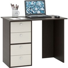 Стол компьютерный Мастер Прайм-32 венге/дуб молочный СТЛ-Прайм-32-ВД