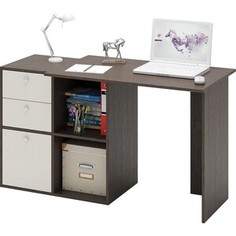 Стол компьютерный Мастер Прайм-39 венге/дуб молочный СТЛ-Прайм-39-ВД