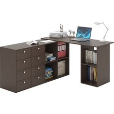 Стол угловой Мастер Прайм-81 венге СТЛ-Прайм-81-ВМ