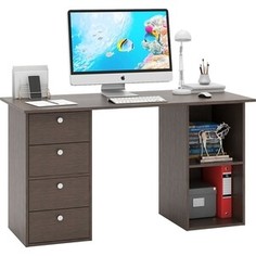 Стол двухтумбовый Мастер Прайм-63 венге СТЛ-Прайм-63-ВМ