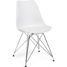 Стул TetChair Tulip iron chair (mod.EC-123) пластик, железо white (белый)