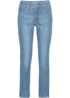 Джинсы стрейч 7/8 Slim Bonprix