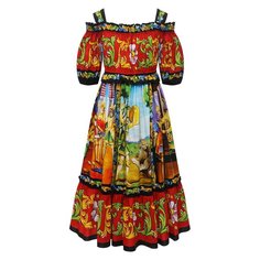 Хлопковое платье Dolce & Gabbana