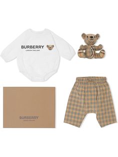 Burberry Kids подарочный комплект Thomas Bear из трех вещей