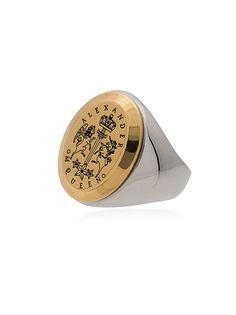 Alexander McQueen кольцо-печатка