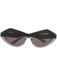 Bottega Veneta Eyewear солнцезащитные очки в оправе кошачий глаз