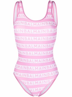 Balmain купальник с логотипом