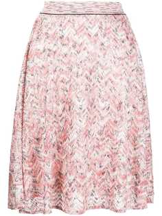 Missoni юбка асимметричного кроя с абстрактным принтом