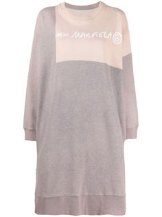 MM6 Maison Margiela платье-толстовка с логотипом