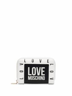Love Moschino кошелек на молнии с логотипом