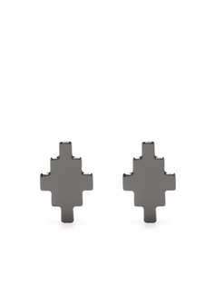 Marcelo Burlon County of Milan CROSS EARRINGS BLACK NO COLOR