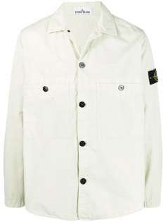 Stone Island куртка-рубашка с накладными карманами