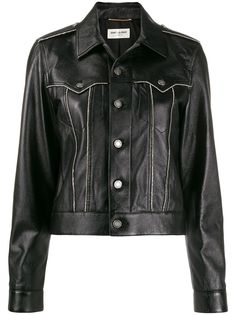 Saint Laurent куртка с кристаллами