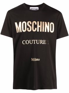 Moschino футболка с логотипом