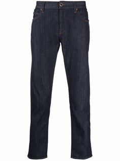 Emporio Armani укороченные джинсы прямого кроя