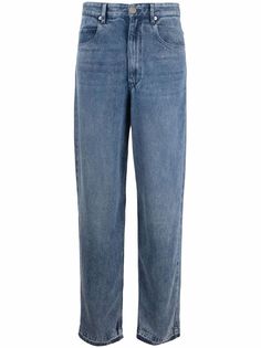 Isabel Marant Étoile джинсы бойфренды с эффектом потертости
