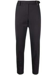 Brunello Cucinelli брюки кроя слим с декором Monili
