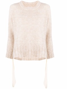 MM6 Maison Margiela джемпер с декоративными лентами