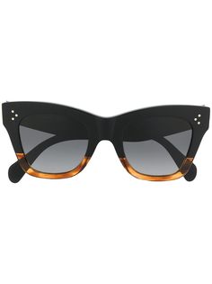 Celine Eyewear солнцезащитные очки в оправе кошачий глаз